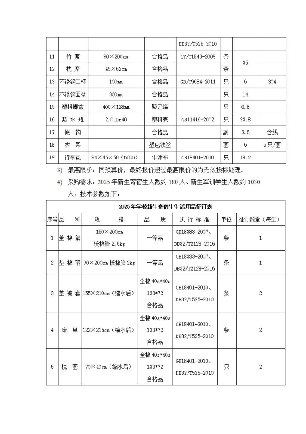 采购公告—雷火体育电竞平台2025年学生生活会用品采购项目_01